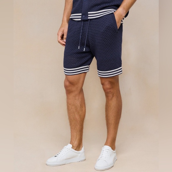 RAITH Other - RAITH CROCHET KNIT SHORTS IN NAVY ☀️🚤